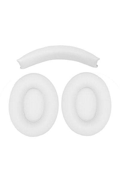 PadForce Set de 2 bureți + burete cu bandă superioară pentru căști Beats Studio 1.0, Over-Ear - Alb