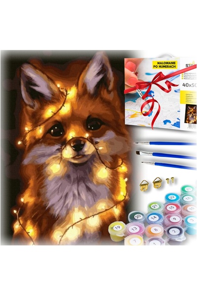 Other Pictură pe numere pentru adulți, cadou de Crăciun, vulpe DIY