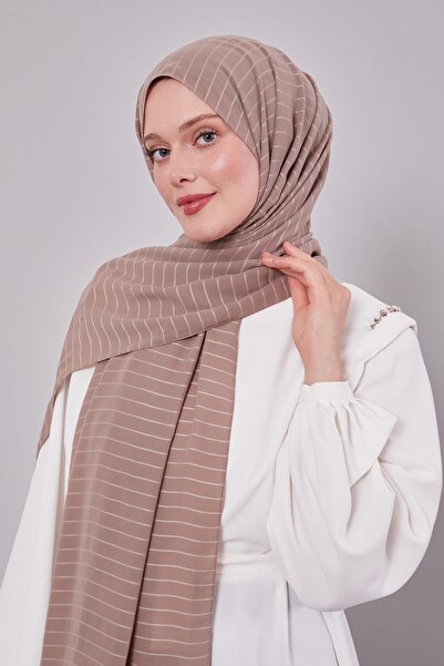 Levidor Σάλι Cazz με ρίγες βιζόν