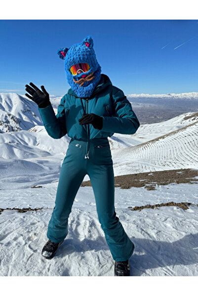 AidaAstrid Kar Maskesi Şapka Puffy Bere Kayak&snowboard Balaclava