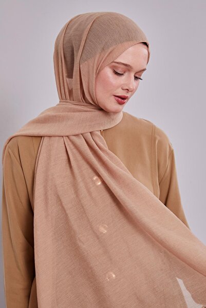 Levidor Latte Arlyn Plain Shawl