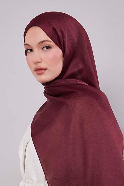 Levidor Burgundy Plain Premium Evening Dress Shawl