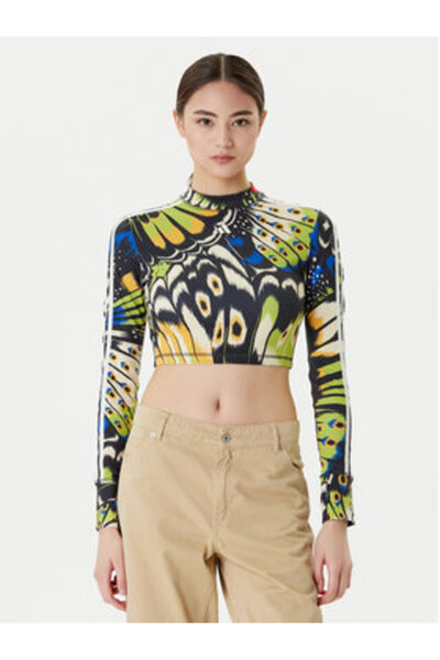 adidas Women's Blouse Multicolor SPORTSWEAR-JL8650 BLACK/HIRBLU/LUSRED