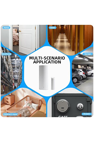 gaman Kapı Pencere Çekmece Dolap Sessiz Alarm Sistemi İnternet ile Telefona M...