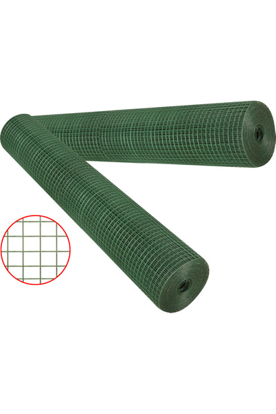 Evotools Πλαστικοποιημένο συγκολλημένο πλέγμα Zn - Μήκος 10 m 10 x 0,5m 1 mm ...