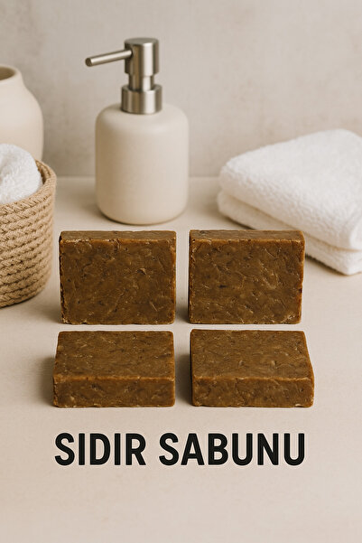 Newleaf 4 Adet Sidir Sabunu – Saç ve Cilt İçin Geleneksel Bitkisel Arap Sabunu 110g