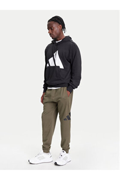 adidas Pantaloni de trening pentru bărbați, multicolori, SPORTSWEAR-JE8970 OLISTR/NEGRU