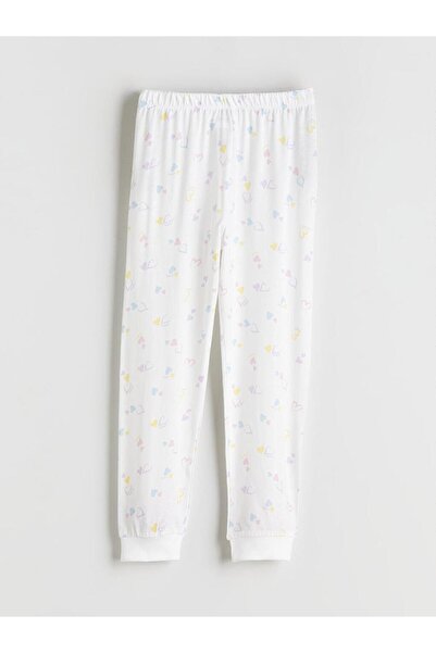 LC Waikiki Set de pijamale pentru fete cu model de inimă (W5)