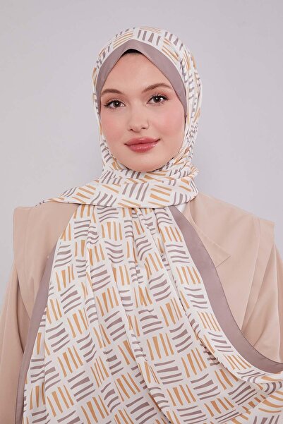 Levidor K.Vizon Kare Çizgi Desen Club Şal