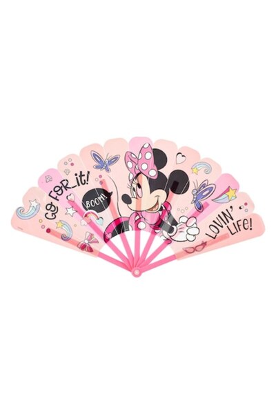 SHOPIENS Shopiens® pink Minnie fan for girls, 24 cm