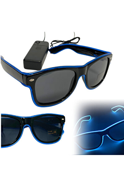 Other Ochelari cu lumină LED și rame albastre distractive pentru ziua Sfântul...