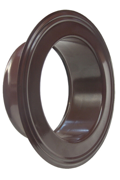 OEM Downpipe rosette 118 mm Brown