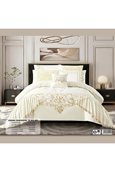 Generic Luxury Bridal Set Cotton Stan Lace Comforter Set