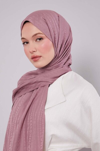 Levidor Leylak Karışık Şerit Desen Green Şal