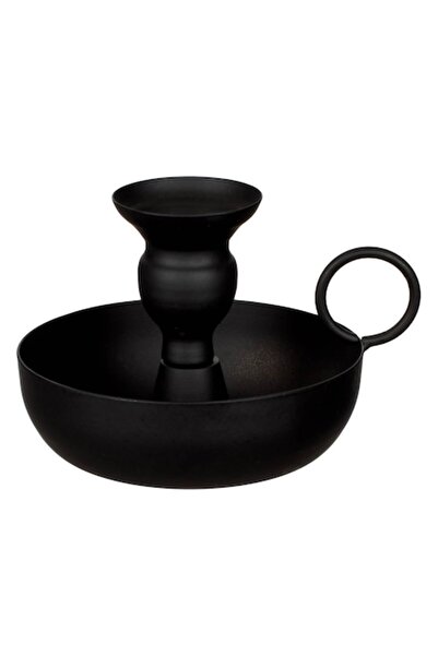 SHOPIENS Suport decorativ pentru lumânări Shopiens® în formă de lampă, negru ...