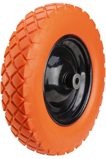 Evotools Roată din poliuretan solid cu jantă metalică A 4.00-8 103 mm