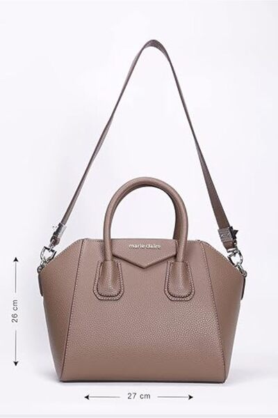 Monalisa Home حقيبة ماير كلير الفاخرة ذات الأقسام المميزة باللون البني