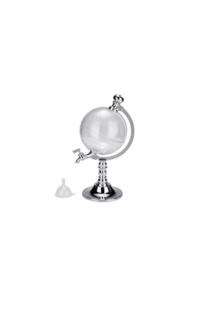 stuffix Drink Dispenser in the Shape of a Globe, 3.5L Capacity, Transparent, 24 x 42 cm