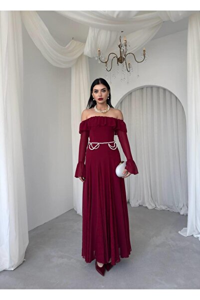 conconmoda Ester Dantel Detaylı Straplez Elbise