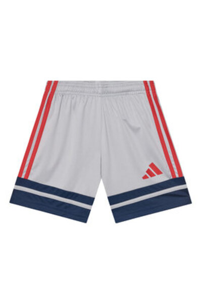 adidas Unisex Child Sports Shorts Gray ADIDAS-JP3416 ADMS GLOGRY/TENABL/PURRUB