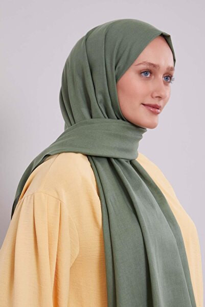 Levidor Yeşil Düz Tensel Şal