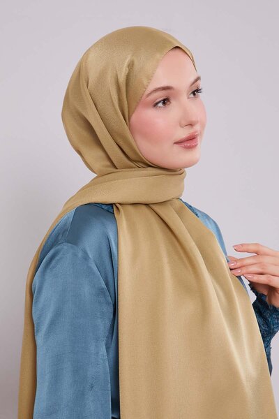 Levidor Lime Düz Premium Evening Dress Shawl