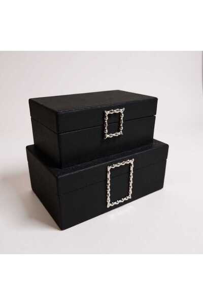 PELLE DESİGN Dekoratif kutu Kadife Obje Kutu