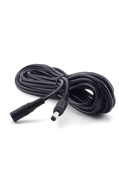 OEM 3m power extension cable, T-M, DC12V, 5.5 mm X 2.1 mm, for surveillance camera, DC3M