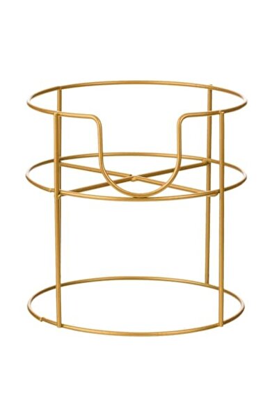 SHOPIENS ® Metallic Support for Water Container with Tap, Golden, 18 x 18 cm