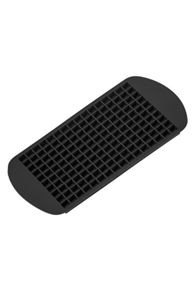 SHOPIENS Silicone Form for 160 Mini Ice Cubes Black 24x12x1cm