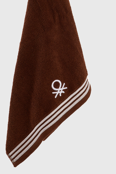 Benetton Home 5 Pieces Bath Towel Hand Face Body Dark Brown 100% Cotton 30X50 cm Face Towel