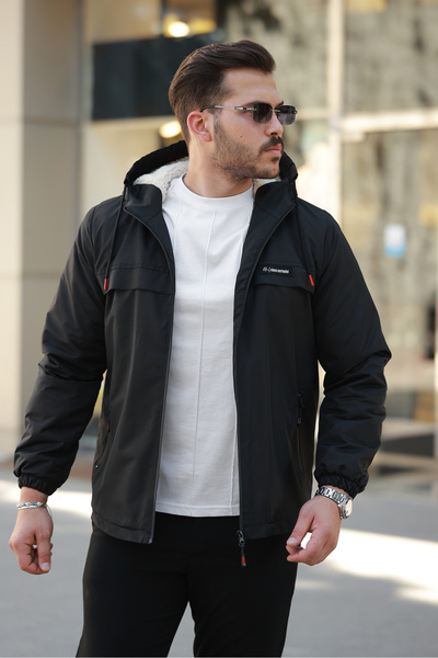 BOYS MANS Men's Jacket Winter Coat Premium Fur Coat