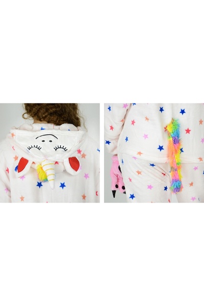 Other Pijamale calde dintr-o singură bucată, salopetă Kigurumi cu unicorn, mărime S