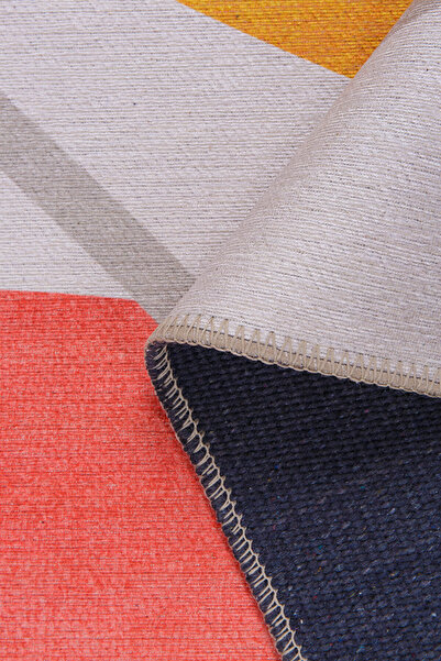 ARTLOOP Funk Şönil Dokuma Pamuk Polyester Renkli Halı AL 405