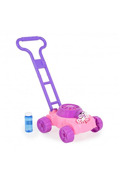 Moni Sir Bubble Pink children's lawn mower with soap bubbles, 118m balloon solution