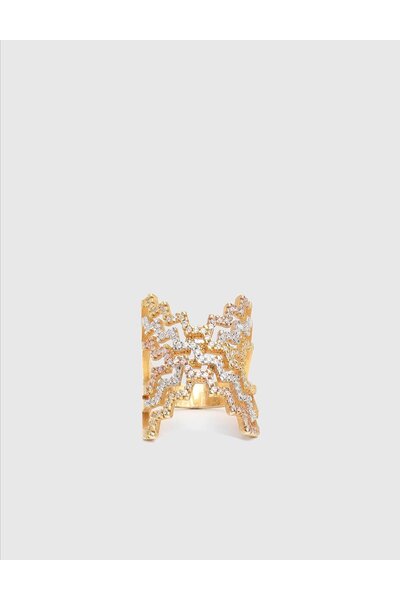 İLVİ Daystar Multi Color Women's Ring