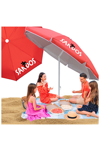 Other Umbrelă de plajă pliabilă, umbrelă de grădină dublă rezistentă la UV, husă impermeabilă