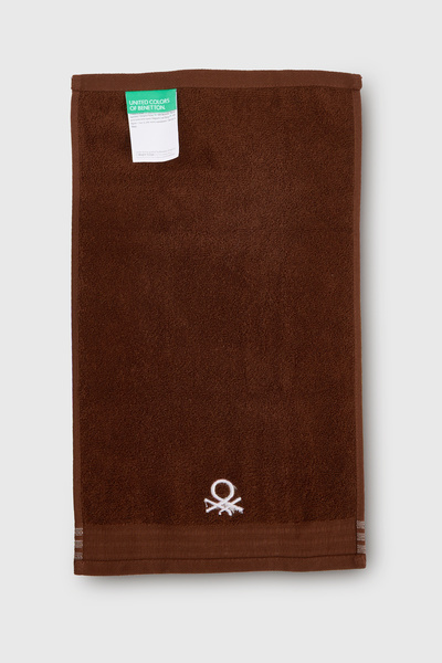 Benetton Home 5 Pieces Bath Towel Hand Face Body Dark Brown 100% Cotton 30X50 cm Face Towel