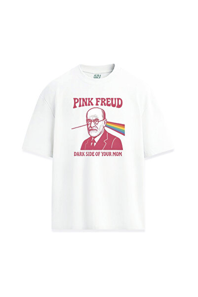 Darkia Pink Floyd Freud Dark Side Mom Baskılı Özel Tasarım Unisex Tişört