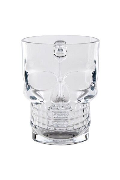SHOPIENS Beer Glass Shopiens®, Skull Design, 500 ml