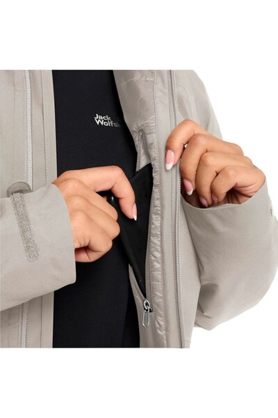 Jack Wolfskin Heıdelsteın Ins Jkt W Women's Pale Sand Outdoor Jacket 1115681-A0056