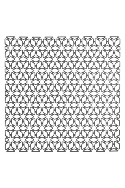 SHOPIENS Kitchen Dish Drainer Support Shopiens® with Anthracite Flower Model, 29 x 29 cm