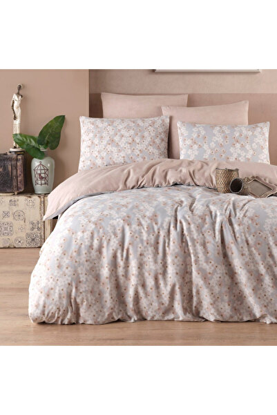 Enlora Home Bedding 162ELR1665,65%cotton, 35%poly,4pc,Duvet200x220,Sheet 220x240,Pillow 50x70x2,Pink