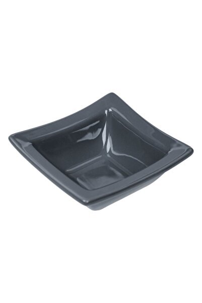 SHOPIENS Ceramic Serving Bowl Shopiens®, Gray with Wide Edge, 85 ml