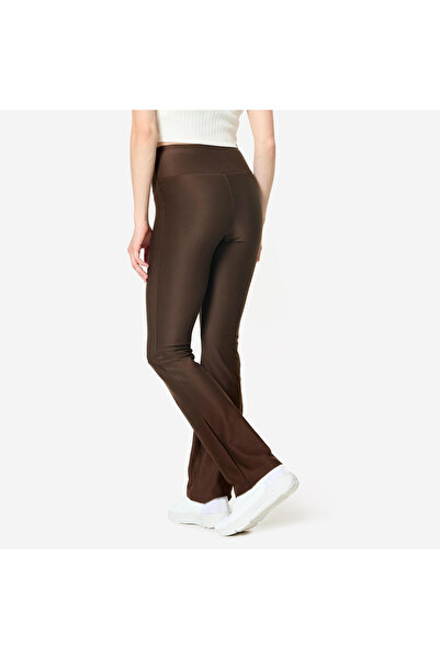 Decathlon Domyos Women's Fitness Leggings - Straight Cut - Brown