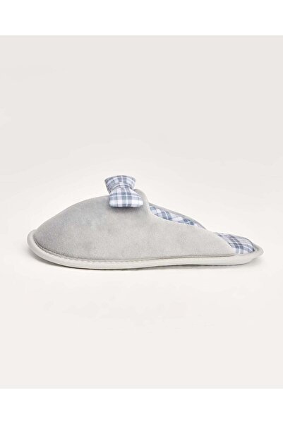 Chirpy Plaid - Women's House Slippers with Ribbon