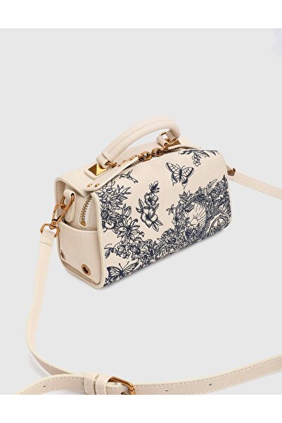 İLVİ Jessika Bej Kadın Omuz Çantası