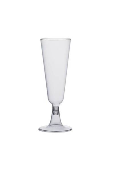 SHOPIENS Set 6 reusable champagne glasses from Shopiens, transparent, ideal for parties and events, 150 ml