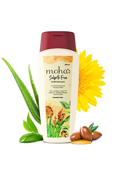 Moha Sulfate-Free Herbal Hair Shampoo Gel, Mild Shampoo With Goodness of Proven Herbs 200ml