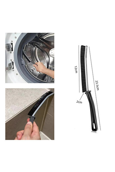sengenegel 1 Adet Çok Amaçlı Multi İnce Temizlik Fırçası Derz Arası Banyo Mutfak Lavabo Detay Temizleme Fırçası